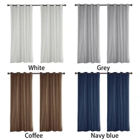 2p nicetown 11 colors outdoor curtain drape blackout light blocking fade resistant with grommet rust proof for porchbeachpatio