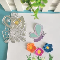 new butterfly flower cutting dies diy scrapbook embossed card making photo album decoration handmade craft