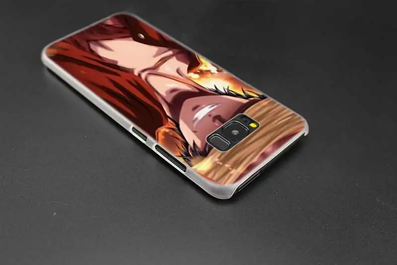 Чехол Sheli one piece Luffy прозрачный Note 10 9 pro, Жесткий Чехол для samsung Galaxy S4 S5 S6 S7 S8 S9 Plus Edge Mini s10 lite