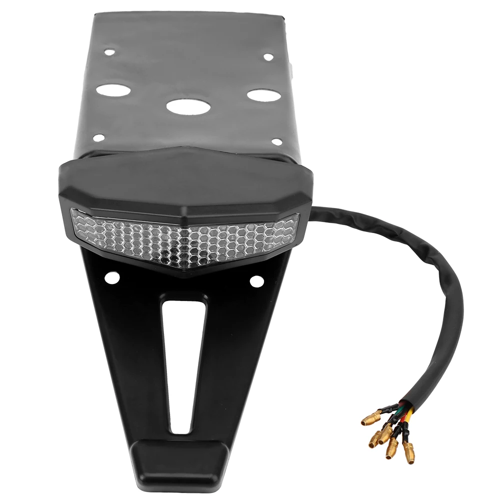 Motorcycle ATV LED Rear Tail Universal Red/Amber Turn Signal Light for Bobber Enduro Dirt Bike Lamp Brake Stop Indicator |