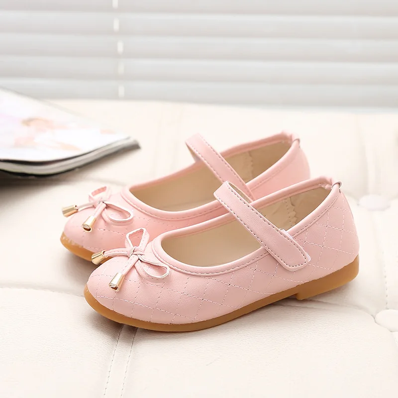 Kids Shoes New Spring 2020 Autunm Summer Baby Princess Girls Flats Children Black white red Students | Детская одежда и обувь