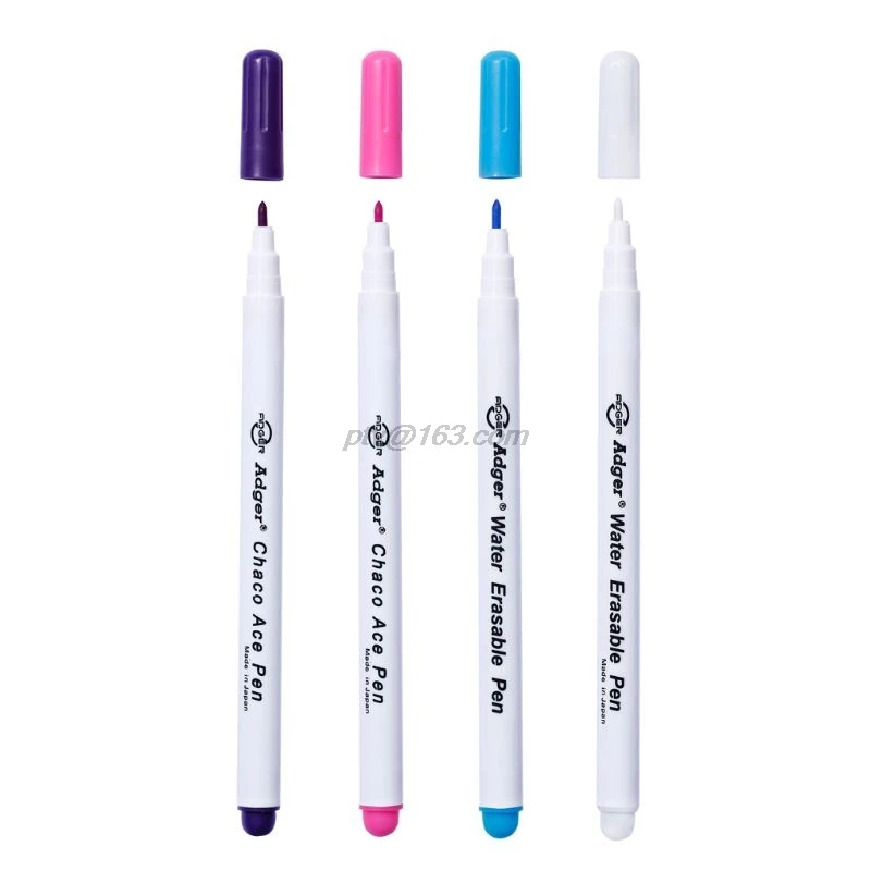 4pcs/set Soluble Cross Stitch Water Erasable Pens Grommet Ink Fabric Marker Marking Pen DIY Needlework Tool | Дом и сад