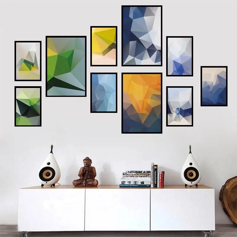 

Art Print Pictures Art Prints Decoration Scandinavian Postcards Cards Pastel Marble Mountain Clouds Blue Poster Frames