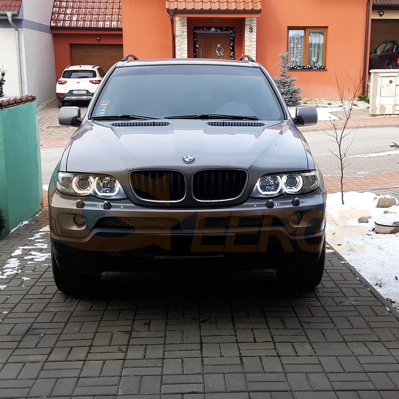 

Для BMW X5 E53 E70 ультра яркий DTM стиль комплект светодиодов «глаза ангела» Halo кольца Дневной светильник аксессуары для автомобиля