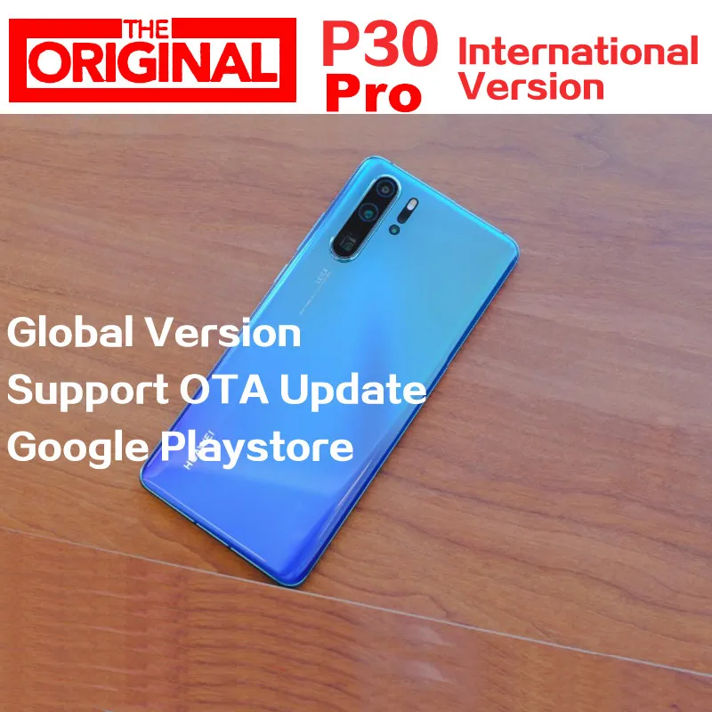 На, huawei P30 Pro, глобальная версия, VOG-L29, смартфон Kirin 980, Android 9,1, 6,47 '', FHD, IP68, NFC, 40 МП, 8 Гб ram, 128 ГБ rom