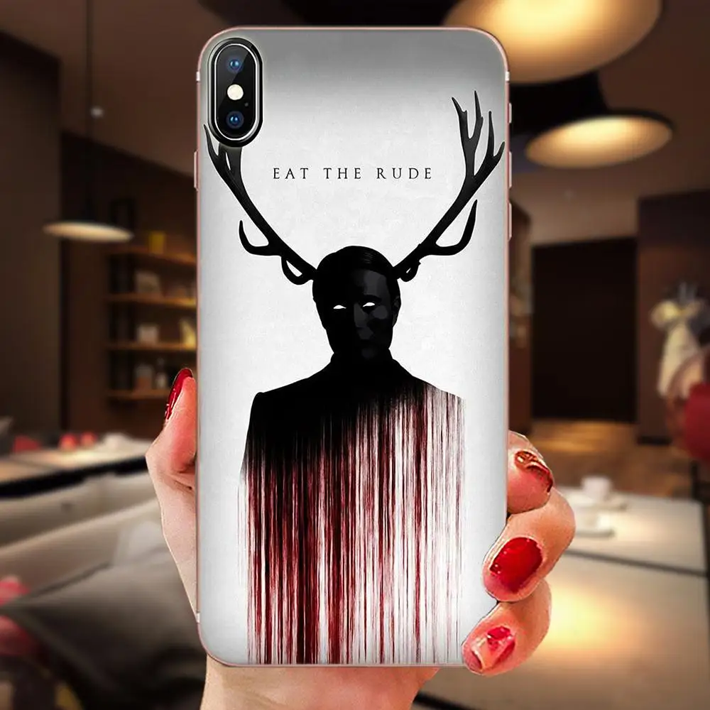 Hannibal Eat The Rude для Xiaomi Redmi 3 3S 4 4A 4X 5 6 6A 7 K20 Note 2 5A Plus Pro мягкое новое поступление|Бамперы|
