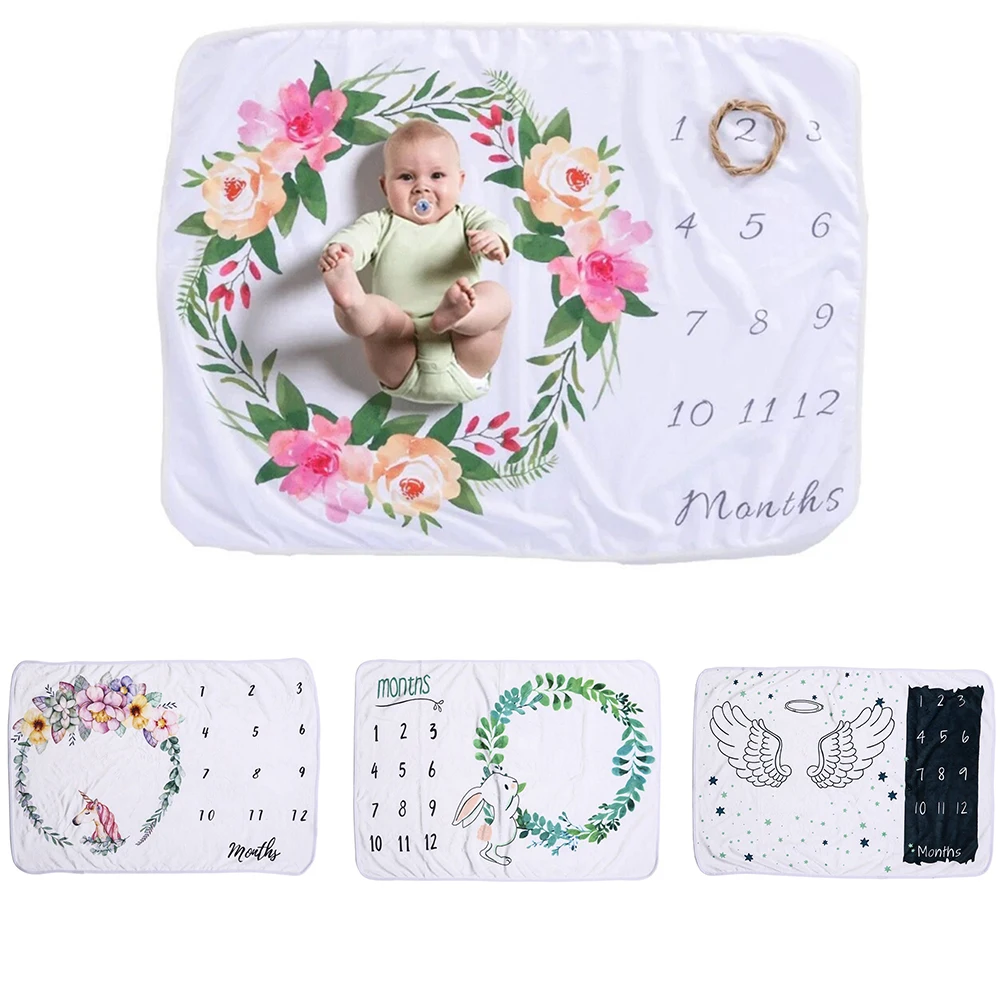 LOOZYKIT новорожденные младенцы веха одеяло облако Луна фотографии реквизит фоновая