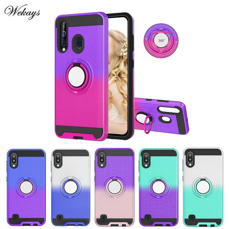 360 палец кольцо подставка чехол для samsung Galaxy M10 M20 M30 M40 A10 A10s A20s A10e A20e A2 Core A60 телефона