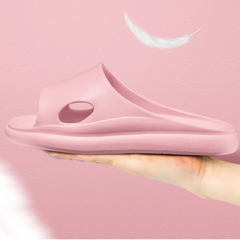 

Family Couple Indoor Slippers Soft Comfortable Woman Man Slides Non-Slip Leaking Quick Dry Thick-Soled Eva Integrated Shoes