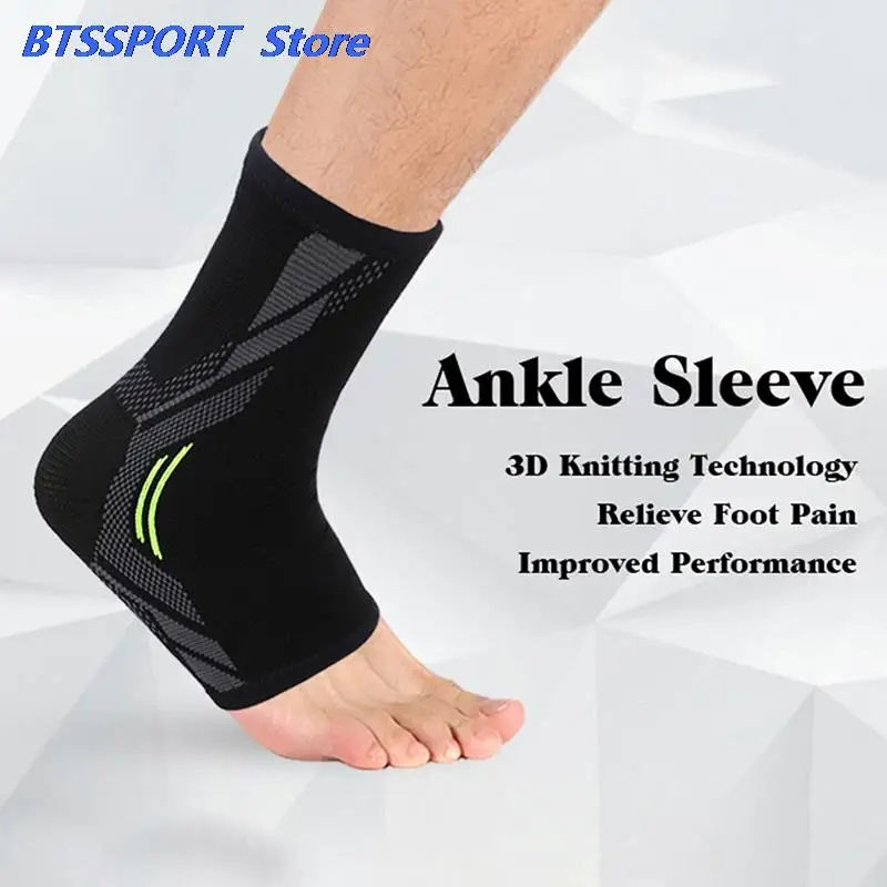 

1pc Sleeve Elastic Breathable for Injury Recovery Joint Pain basket femme Foot Sports Socks Ankle Brace Compression Support