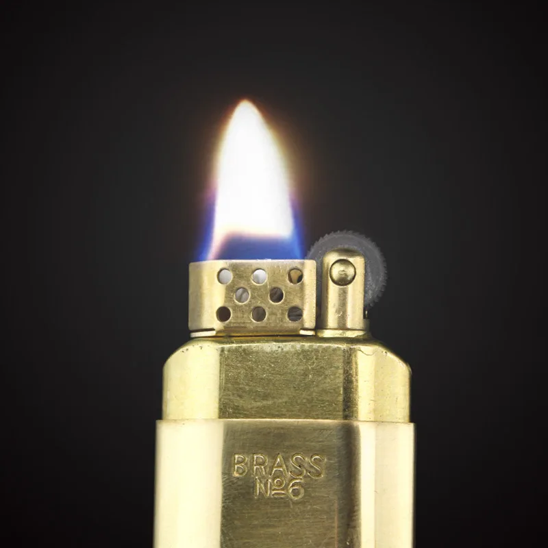 Австрия IMCO латунные Ретро антикварные керосиновые зажигалки мини овальные