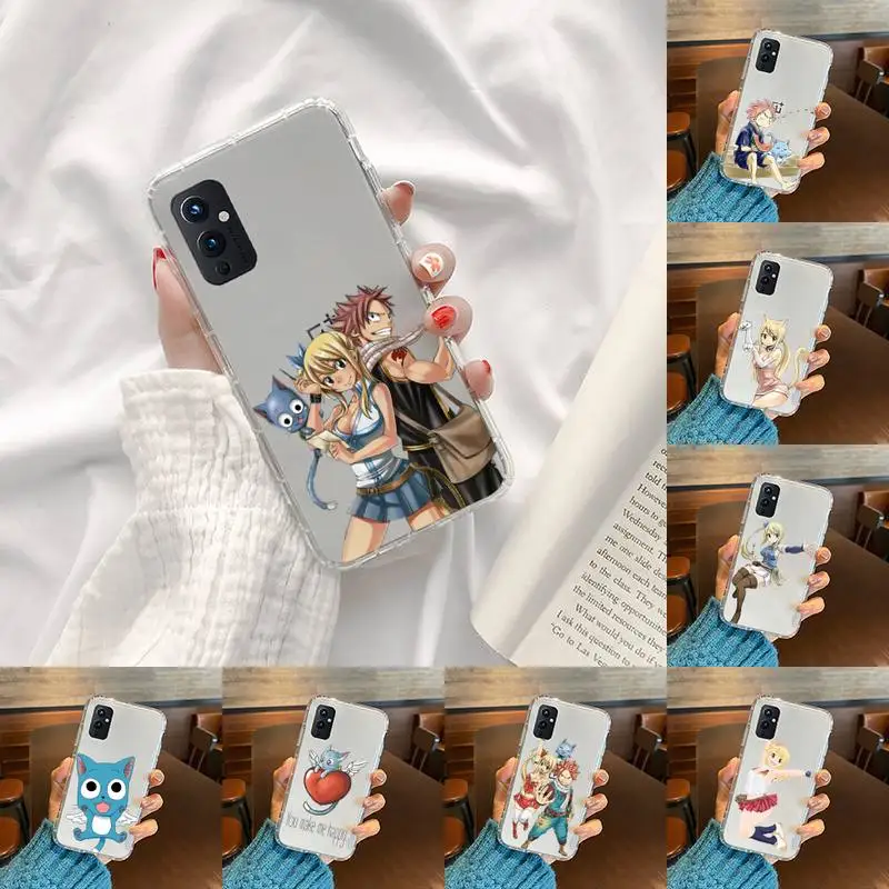 

Fairy Tail Phone Case Transparent For OnePlus 9 8 7 7t 8t Oppo find X3 X2 reno5 Vivo X60 X50 Pro MeiZu 17 16XS