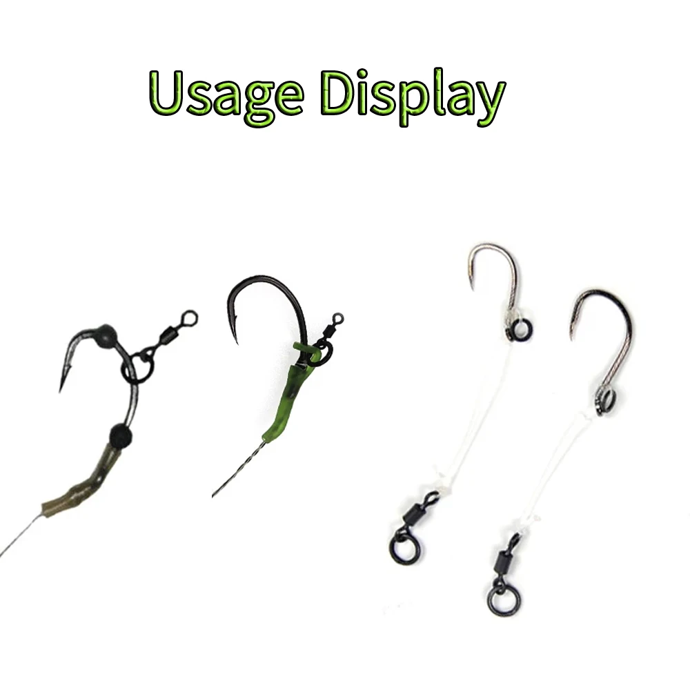 20 шт. рыболовные Вертлюги с кольцом для ловли карпа|Коробки рыболовной снасти| |