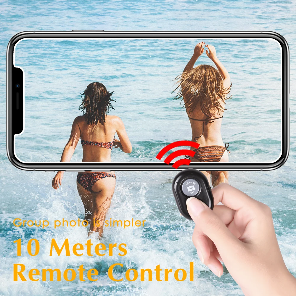 wireless bluetooth compatible remote shutter adapter release remote selfie accessory for mobile phone control photo camera free global shipping