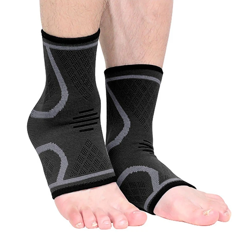

1 пара универсальных дышащих трикотажных носков для поддержки лодыжки с принтом, наружная спортивная одежда