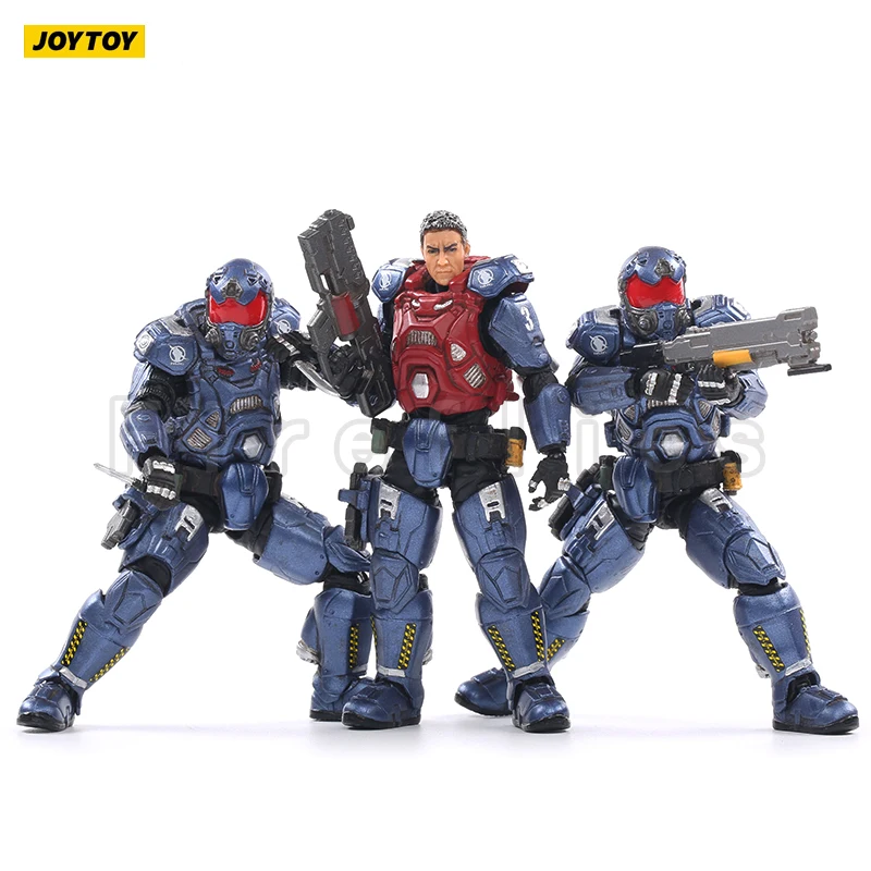 

1/18 JOYTOY 3.75inch Action Figure (3PCS/SET) 03rd Legion Interstellar Trooper Anime Collection Model Toy For Gift Free Shipping