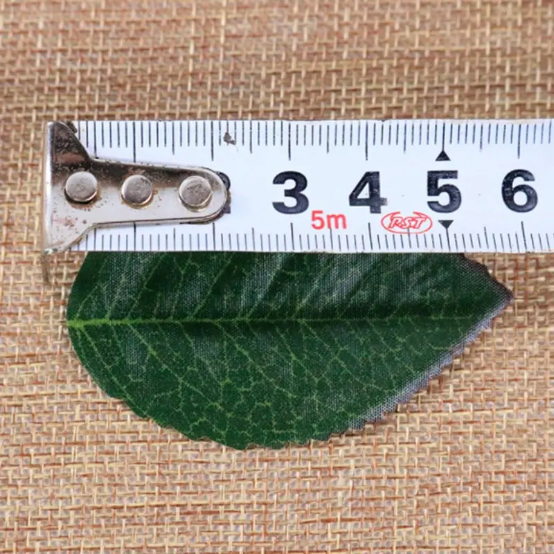 100 шт. Зеленые искусственные листья цветы Имитация шелковые для букет гирлянда