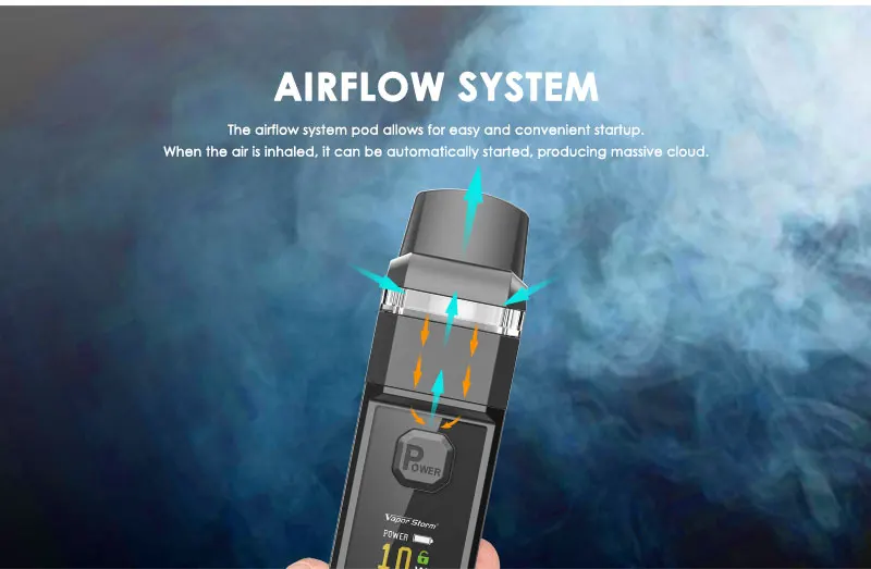 Pod-система Vapor Storm PM с внешним аккумулятором 18650 0 3-4 8 Ом 2 катушки мл | Электроника