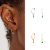 isueva bohemia gold filled dangle earrings for women geometric circle piercing earrings cubic zircon pendientes jewelry gift