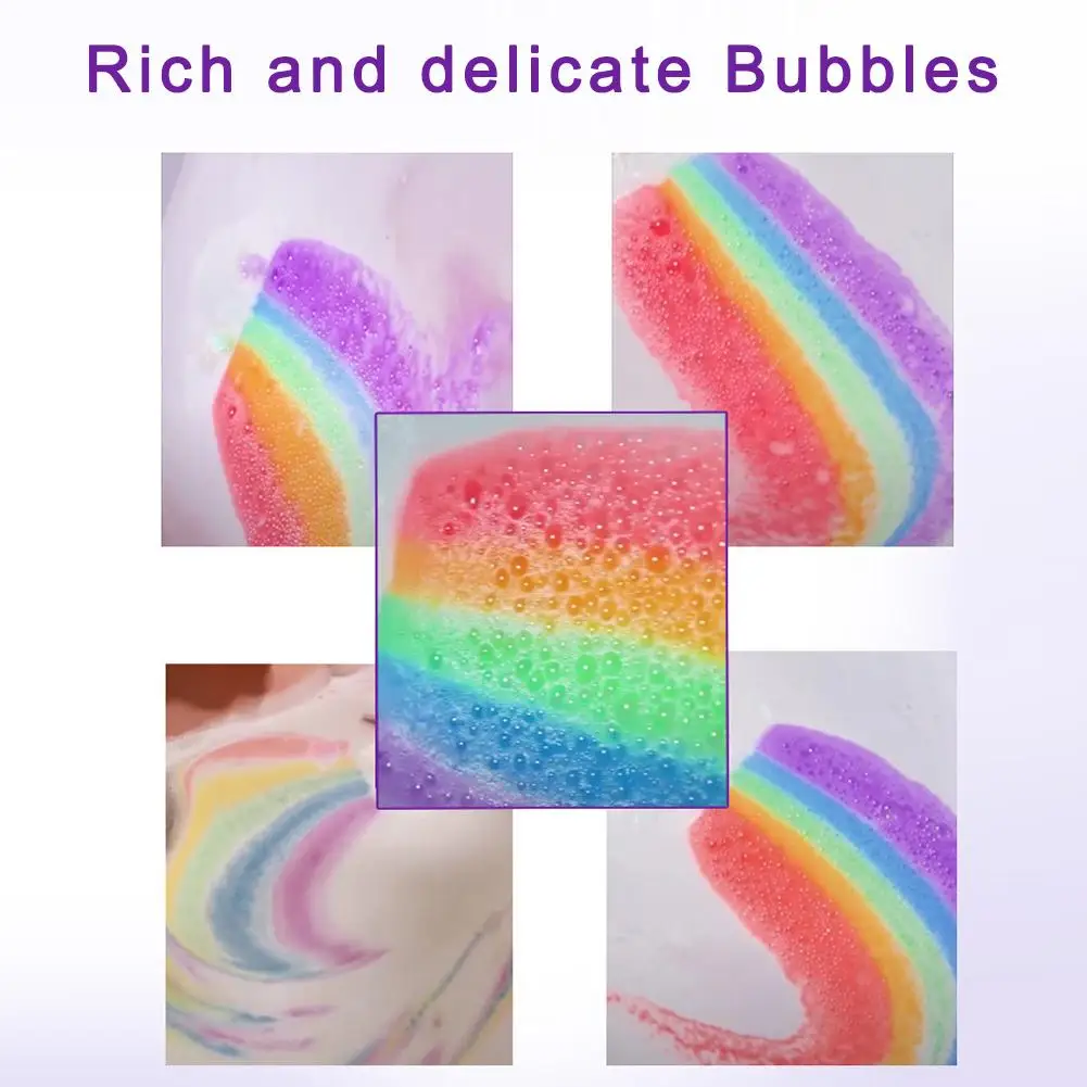 Радуга облако Бомба для ванны безопасный материал кожа увлажнение кожи красивый