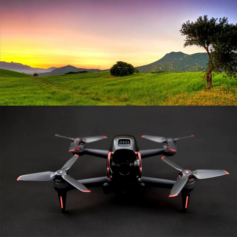 Бампер из алюминиевого сплава для дрона DJI FPV Combo B-Shape Gimbal Camera защитные бамперы Drone