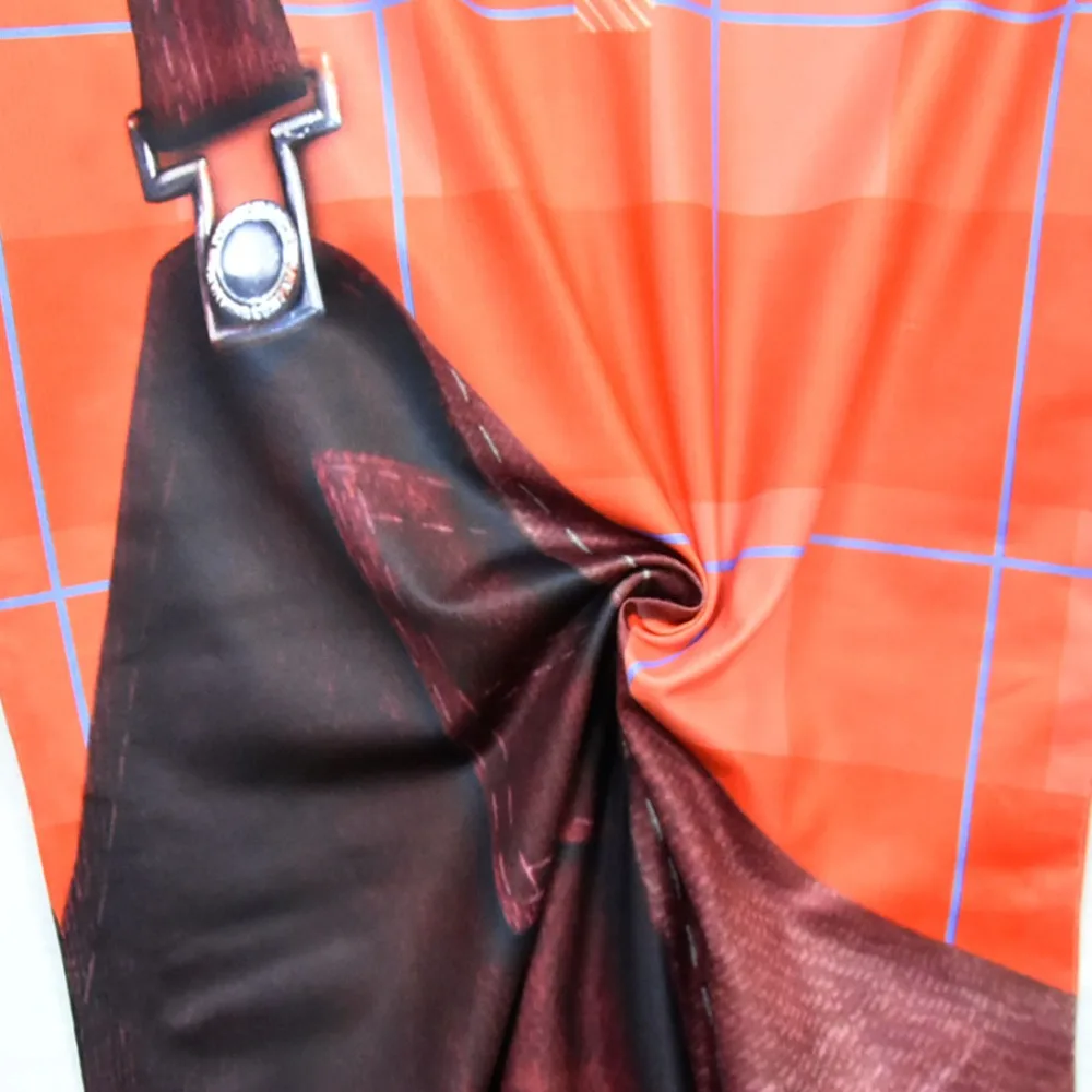 Ральф ломает Интернет: крушение это 2 Косплей Костюм оранжевая клетчатая рубашка