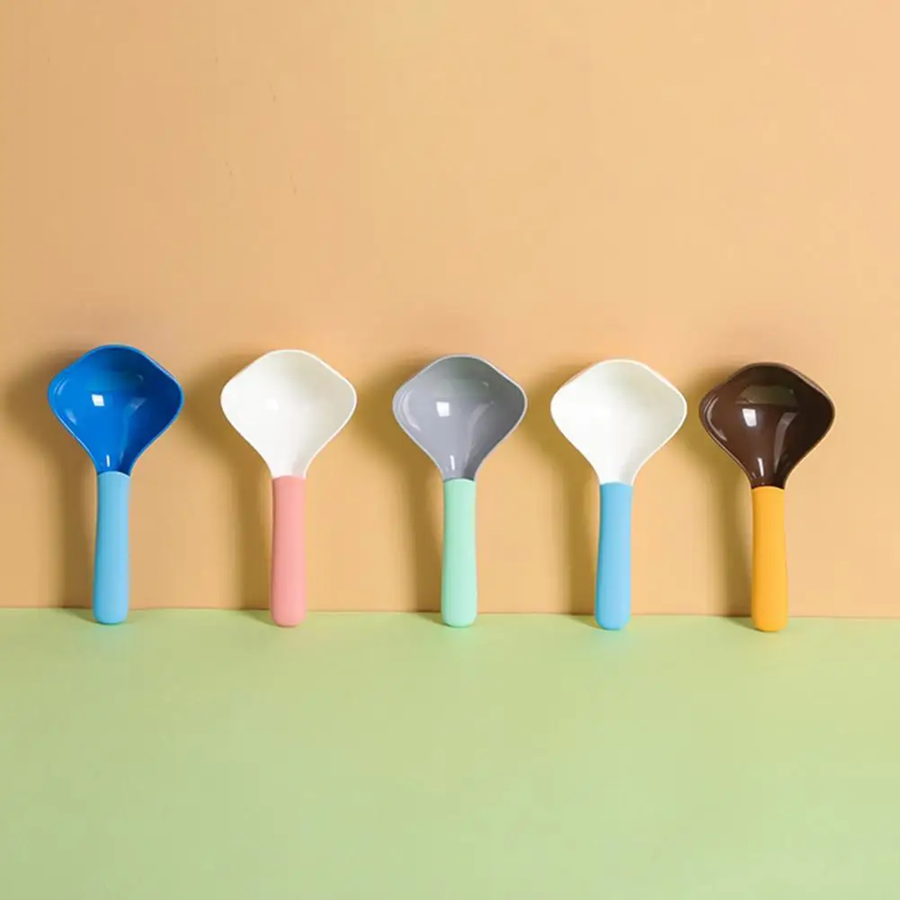 

70% Dropshipping!!Food Shovel Mutli-function Arc Design Handle ABS Cat Paw Shape Pet Feeding Spoon for Puppy