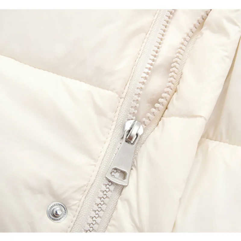 

Small daisy print bright face short padded jacket women winter new Korean style loose stand-up collar thick bread jacket women