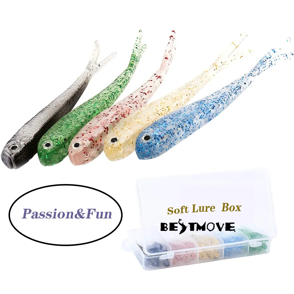 New Silicone Bait Fishing Lure Set Soft Lure Kit Shrimp Wobblers On Pike Shad Trout Bass Worm Trolls Isca Artifical Pesca Tackle