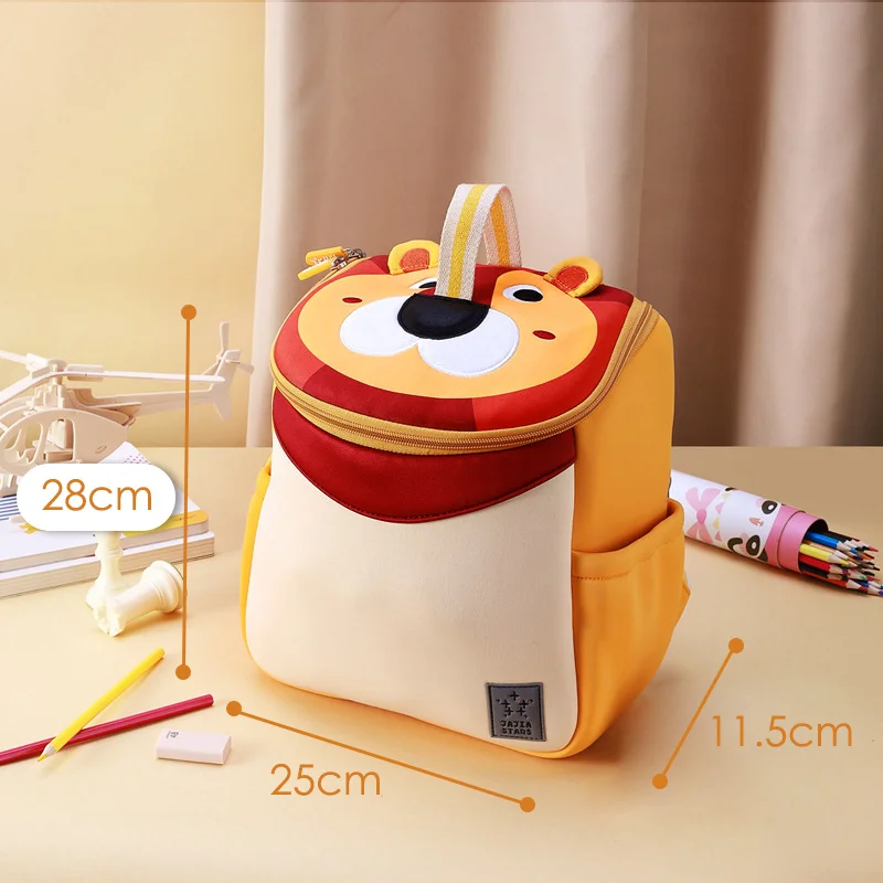 Lion Модные розовые бабочки школьные рюкзаки для девочек детский сад детские рюкзаки для животных милый школьный ранец с изображением мультяшных геров Mochila Infantil - Цвет: Lion
