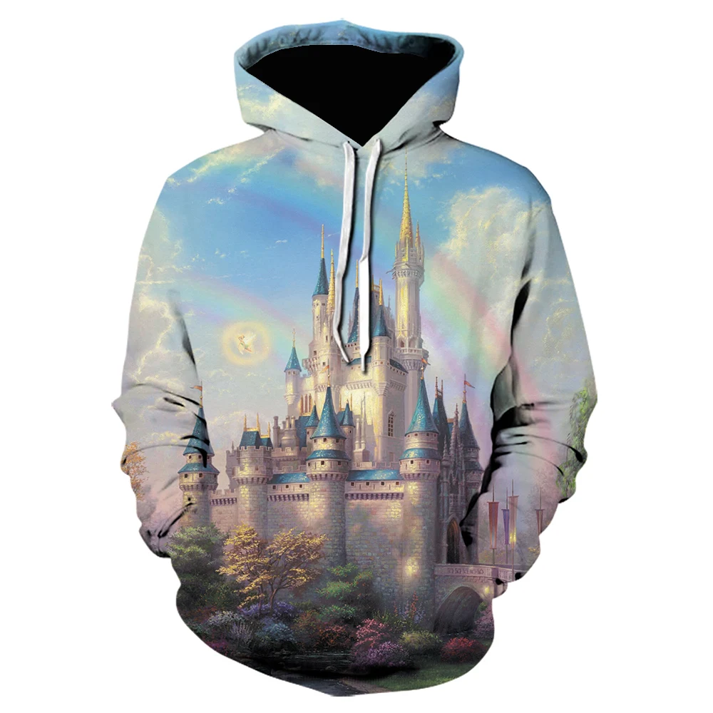 

Spring and autumn fashion new 3D printing sweatshirt cartoon character image element clothing large size small size wholesale