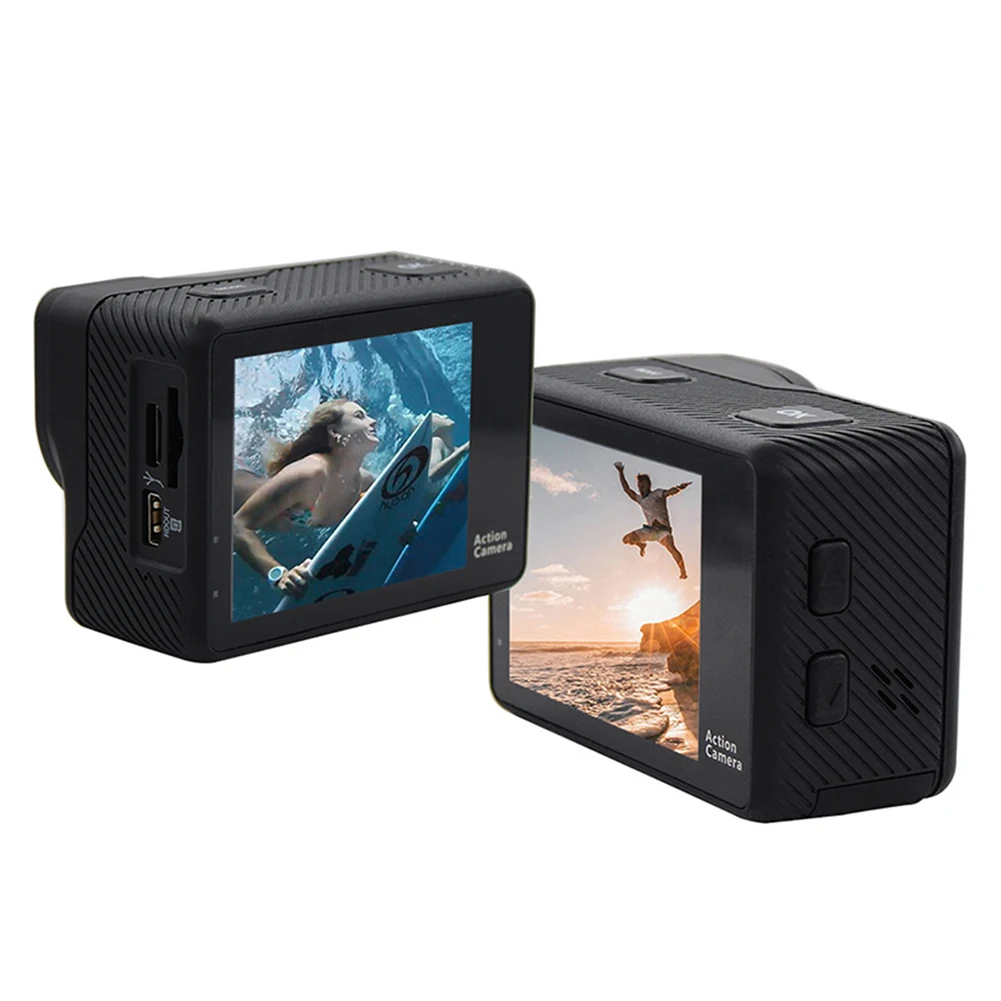 Pаспродажа Спортивная экшн-камера 4K WiFi Ultra HD, водонепроницаемая фотокамера с дистанционным управлением, новое поступление