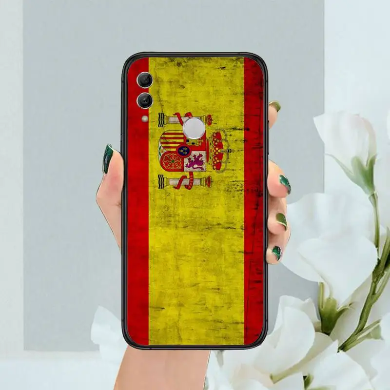 

Spain Spanish flag Phone Case For Huawei Honor view 7a5.45inch 7c5.7inch 8x 8a 8c 9 9x 10 20 10i 20i lite pro