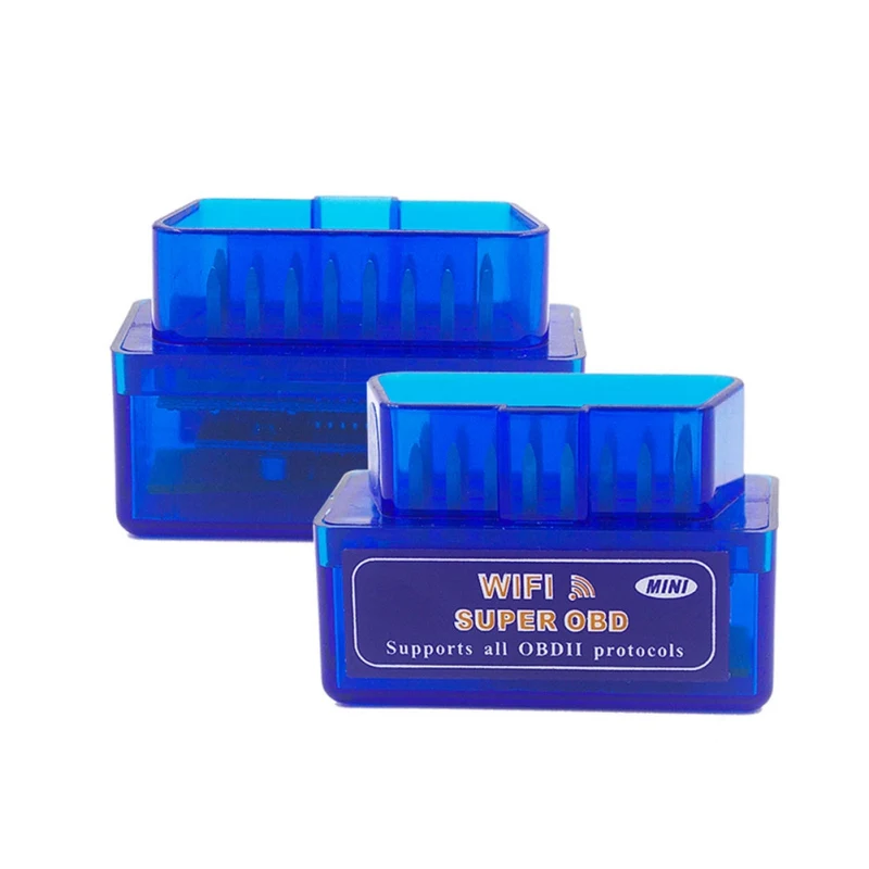 Супер Мини ELM327 Wifi V1.5 PIC 18F 25K80 автомобильный диагностический сканер неисправностей OBD2 Wi-Fi ELM 327 считыватель кодов