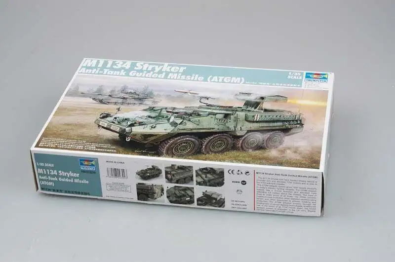 Модель Trumpeter 00399 1/35 M1134 Stryker Anti- Tank (ATGM) Tank Model kit