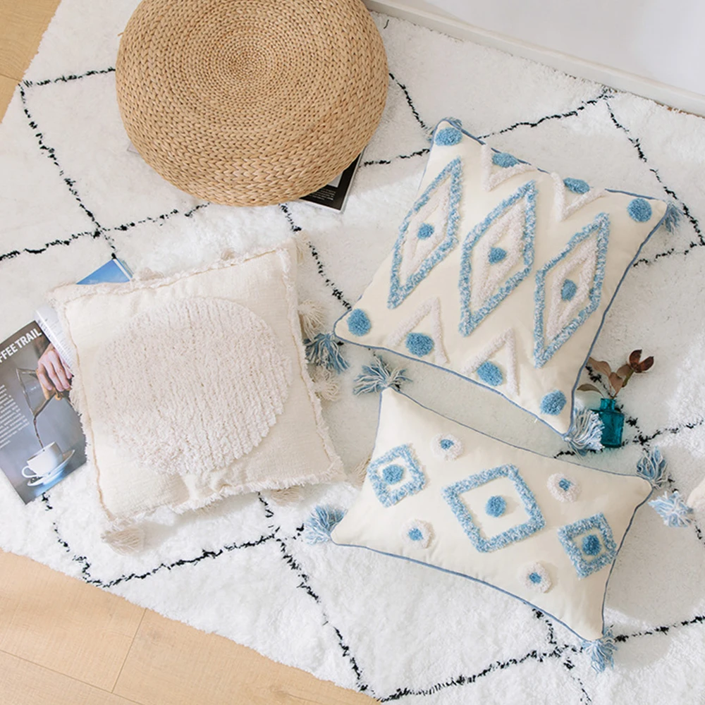 Трикотажная Подушка диванных чехлов одноцветное Цвет квадратный Мягкий Чехол на