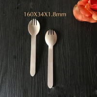 disposable wooden spoon knives forks western spoons tableware tool kitchen cooking wedding party supply