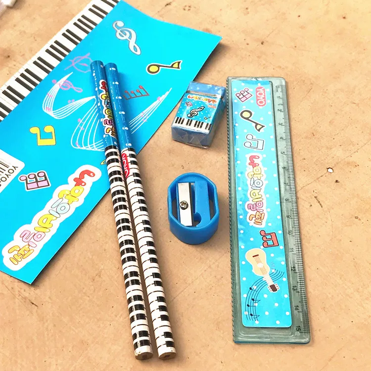 Набор канцелярских принадлежностей для музыки детский сад подарок учеников на