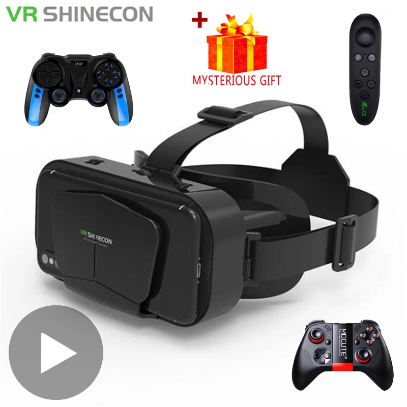Виртуальная реальность 3D VR очки для iPhone Android телефон мобильные смартфоны 7 дюймов