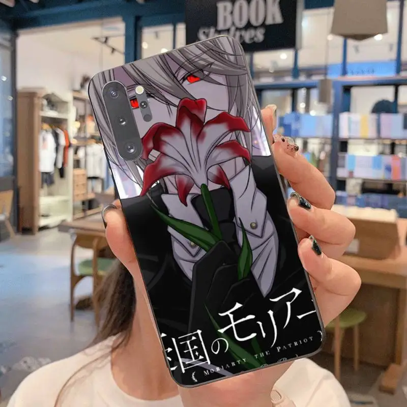 Чехол для телефона с аниме Moriarty the Patriot Samsung Galaxy Note20 ultra 7 8 9 10 Plus lite M51 M21 M31S J8 2018 Prime -