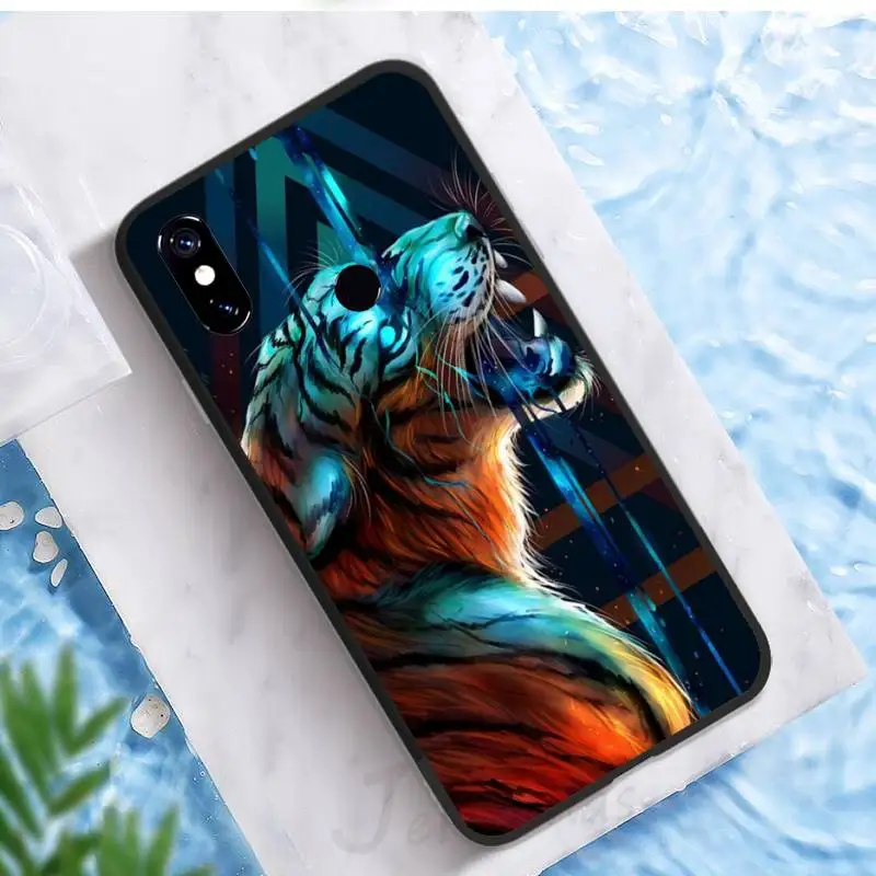 

Fashion Tiger Leopard Phone Case For Xiaomi Redmi note 7 8 9 pro 8T 9A 9S Mi Note 10 Lite pro
