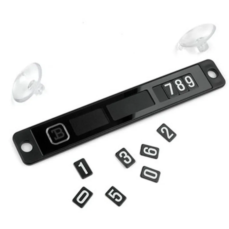 Автомобильная магнитная карта временной парковки с usb табличка номером телефона