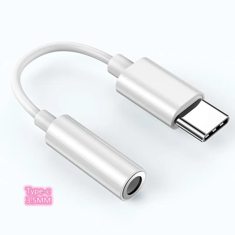 

1pc/5pcs Audio Converter Date Cables USB Type-C To 3.5mm Headphone Jack Adapter AUX Cable for Cellphone Le Max 2 Pro Letv LeEco