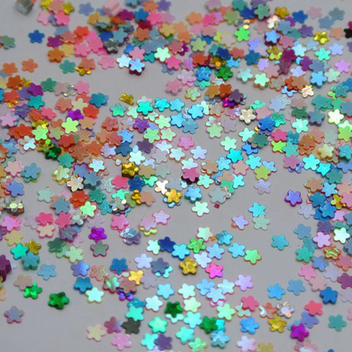 

50Gram Mixed Color Flower Sequins Loose Tiny 3mm Nail Art