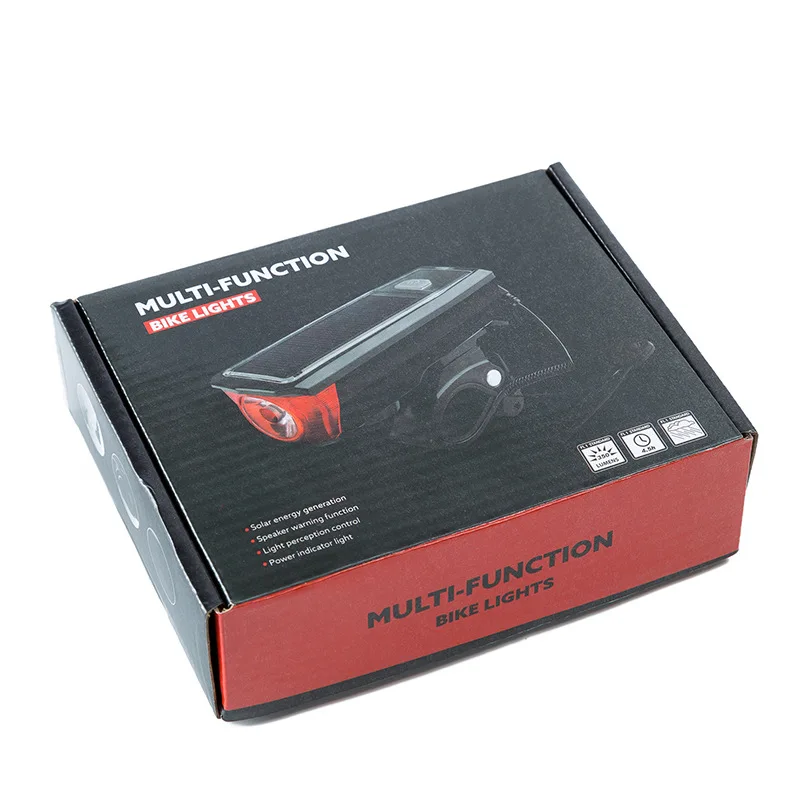 Велосипедный интеллектуальный свет фары динамик Солнечный USB зарядка горные для