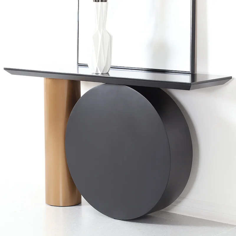 

zq Entry Lux Style Wall Console Personalized Custom Club House Modern Minimalist Entrance Cabinet
