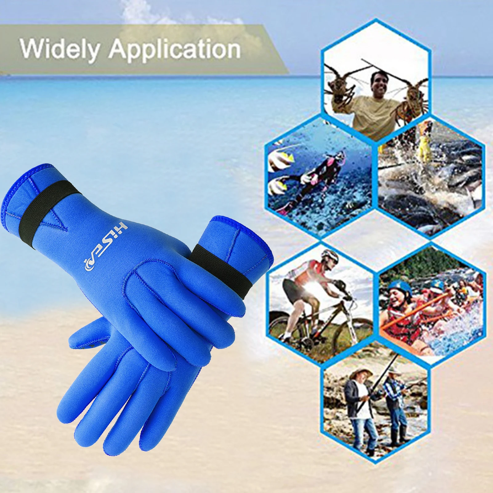 

3mm Neoprene Diving Gloves Women Men Anti-slip Snorkeling Gloves for Snorkeling Swimming Surfing Sailing Kayaking Diving