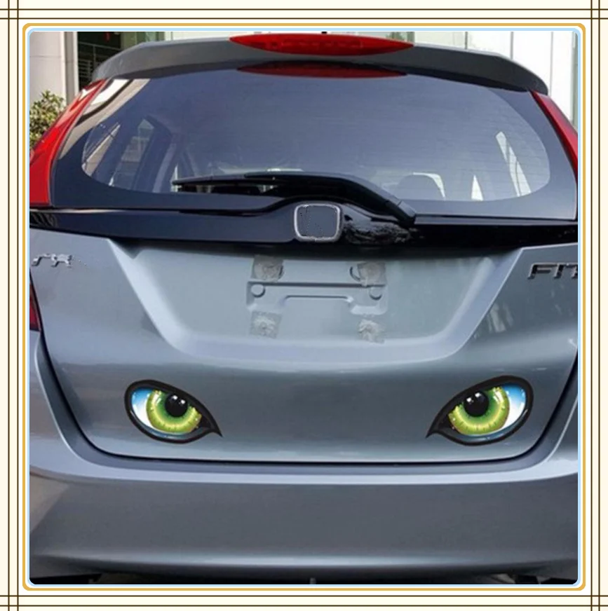 3D стерео наклейки для автомобиля кошачий глаз креативные автомобильные зеркала