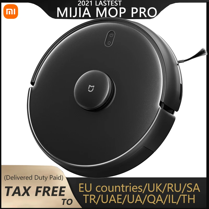 2021 XIAOMI MIJIA 2 PRO Robot Vacuum Cleaner Mop 2 Pro 4000PA Cyclone Suction Mopping Robot Upgraded from MIJIA 1C G1