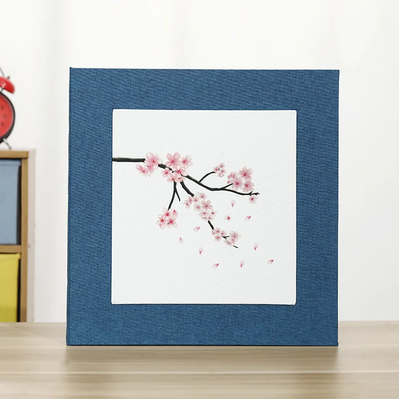 Blue-3 Настроить белье 18 дюймов DIY Фотоальбом подарок для свадьбы дня рождения влюбленных Детские Фотоальбомы Ablum Стикеры для скрапбукинга бумажные ремесла - Цвет: Blue-3